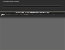 Tablet Screenshot of notebookinfo.com